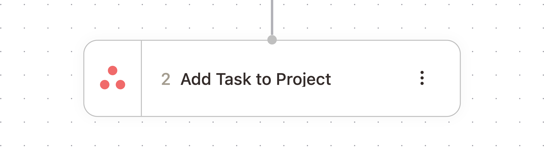 Add Task to Project node in the workflow builder