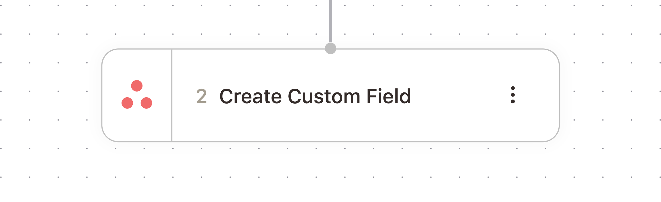 Create Custom Field node in the workflow builder