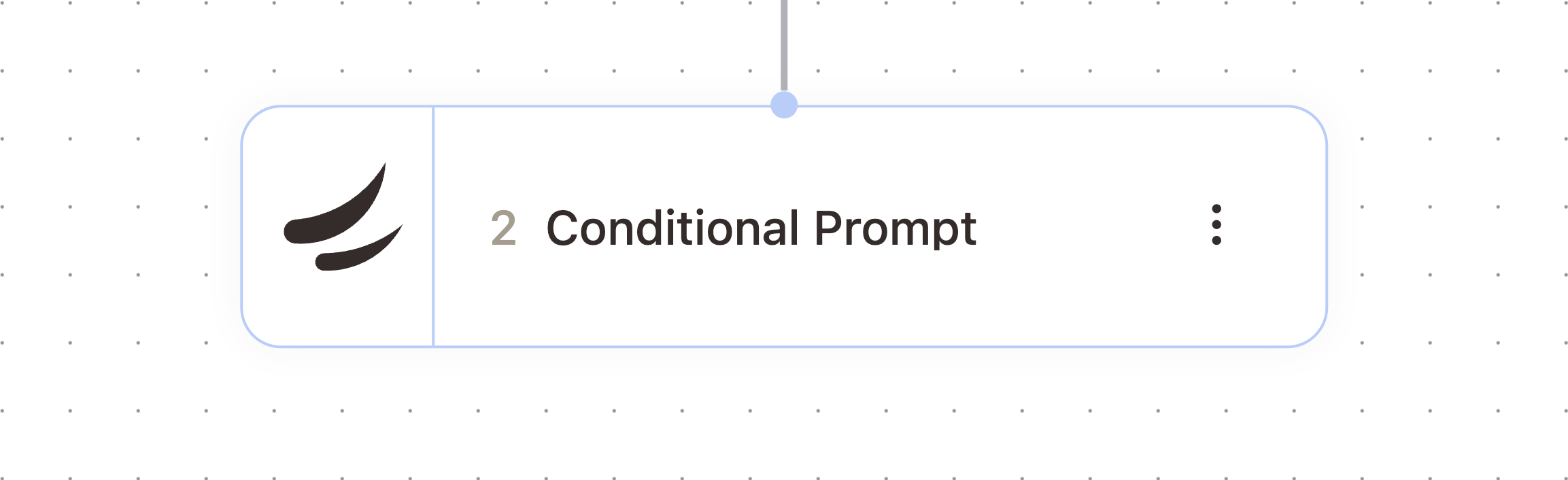 Conditional Prompt node in the workflow builder