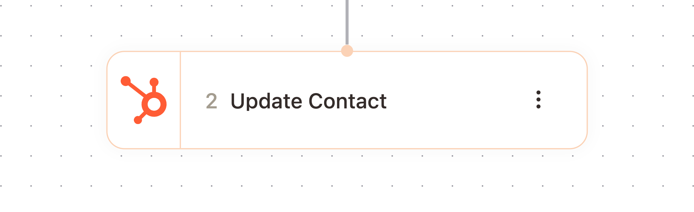 Update Contact node in the workflow builder