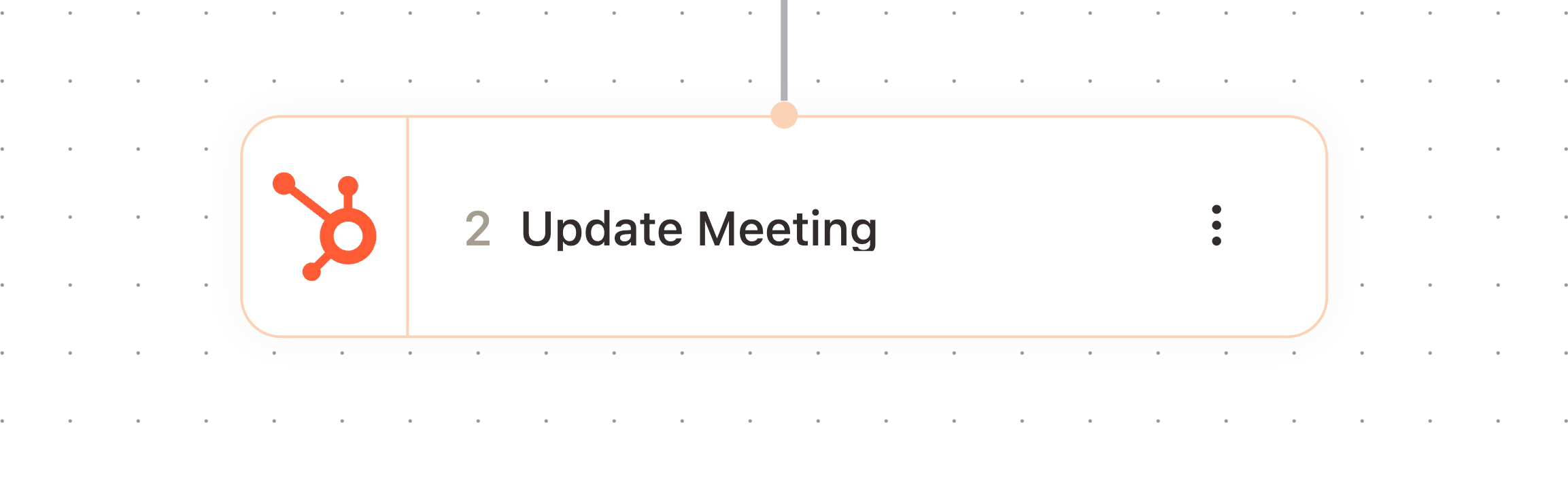 Update Meeting node in the workflow builder