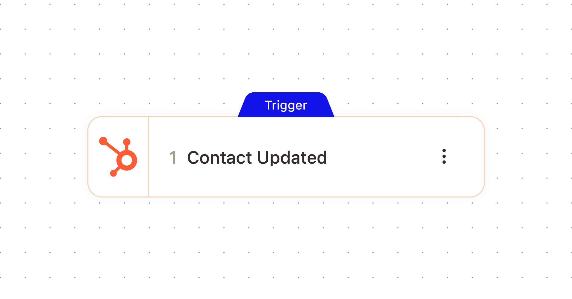 Contact Updated node in the workflow builder